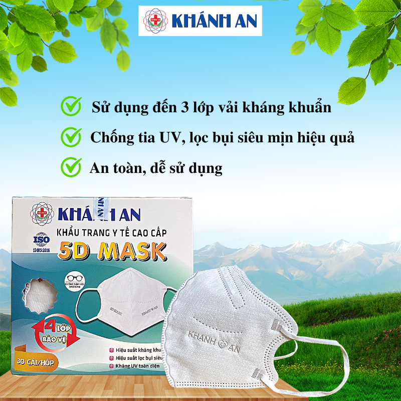 Khẩu trang y tế 5D Mask Khánh An