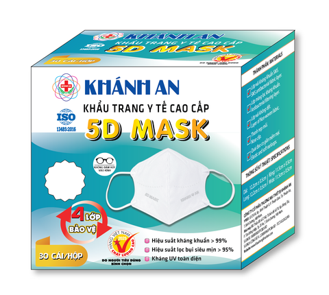 Khẩu trang y tế 5D Mask Khánh An