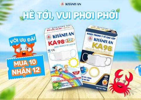 Khẩu trang y tế trẻ em KA98 Kids Khánh An