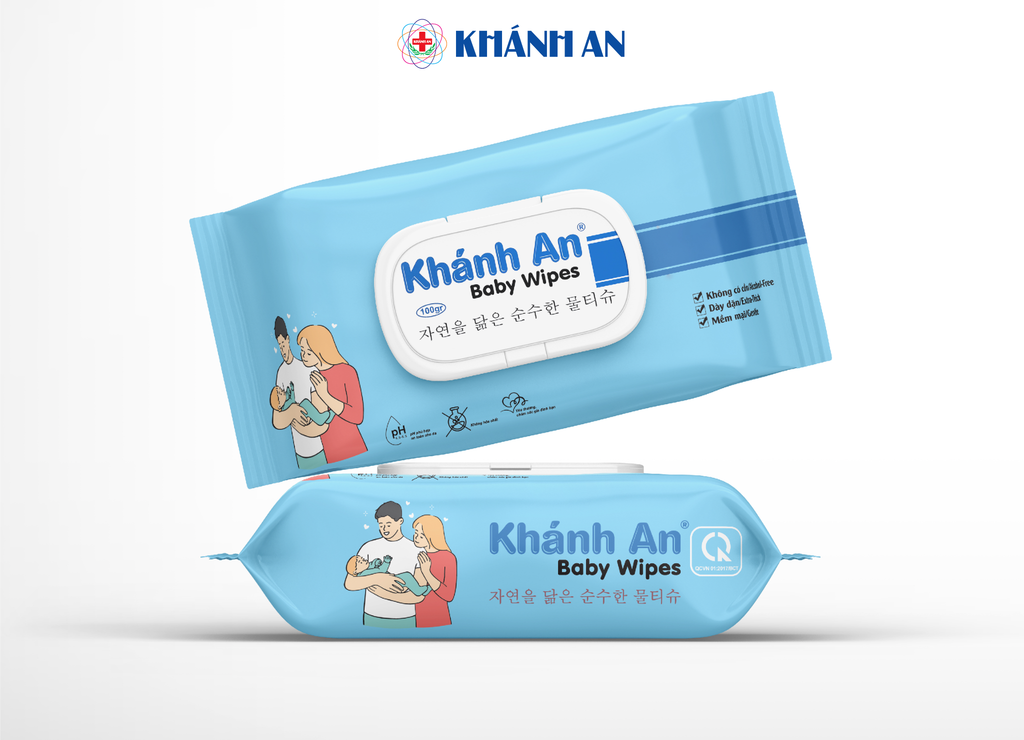 Khăn ướt không mùi Khánh An 100gr