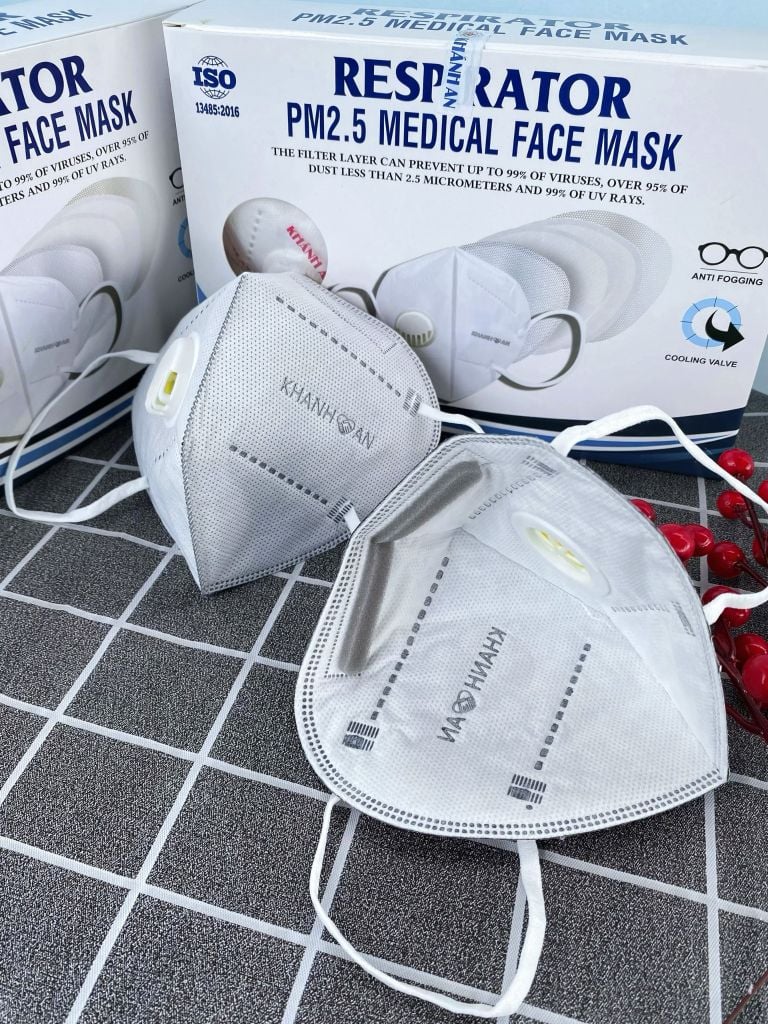 Khẩu trang van lọc khí 1 chiều Khánh An