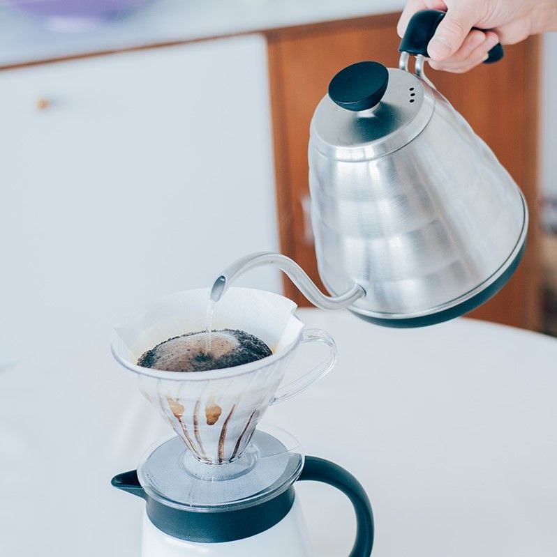  Giấy lọc cà phê Hario V60 paper filter VCF-02-100W 100 tờ, size 02, màu trắng, pha 2-4 cups 
