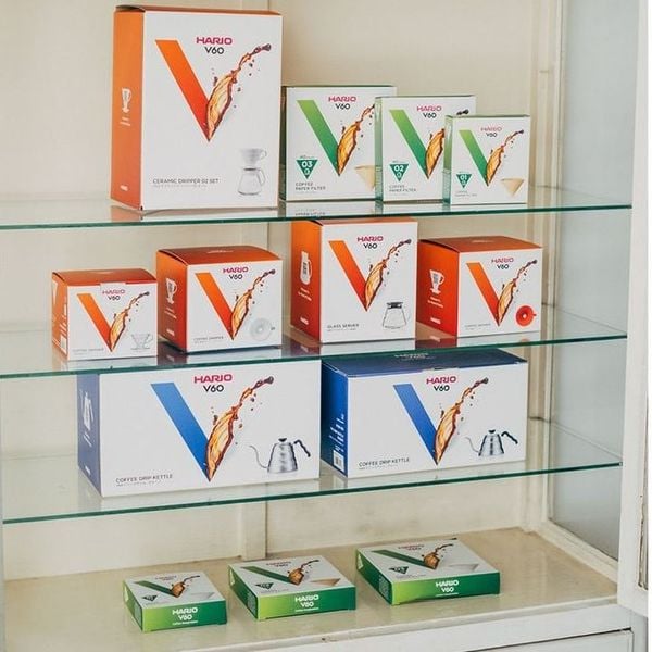  Giấy Lọc Cà Phê Hario 40 tờ V60-VCF-02- 40W (Size 02, Màu Trắng) 