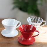  Phễu V60 pha cà phê Hario V60 Coffee Dripper VDR-02 size 02 (phễu nhựa, 2 màu) 