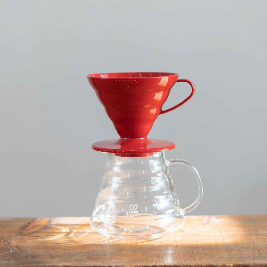  Phễu V60 pha cà phê Hario V60 Coffee Dripper VDR-02 size 02 (phễu nhựa, 2 màu) 