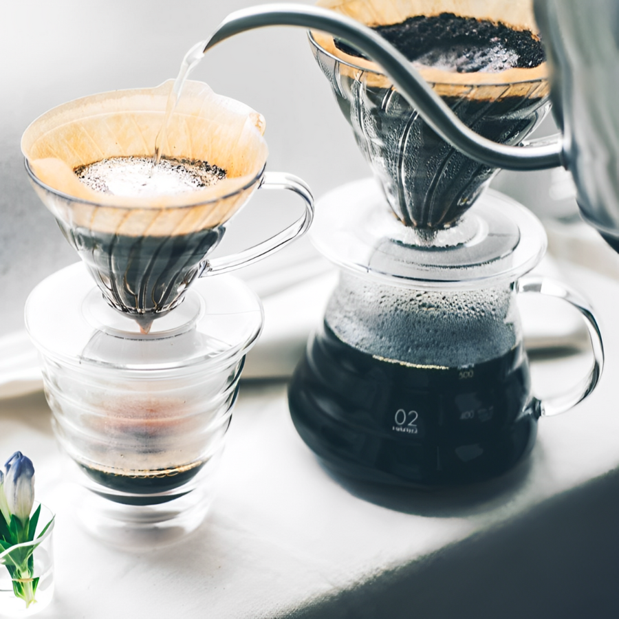  Phễu V60 pha cà phê Hario V60 Coffee Dripper VDR-02 size 02 (phễu nhựa, 2 màu) 