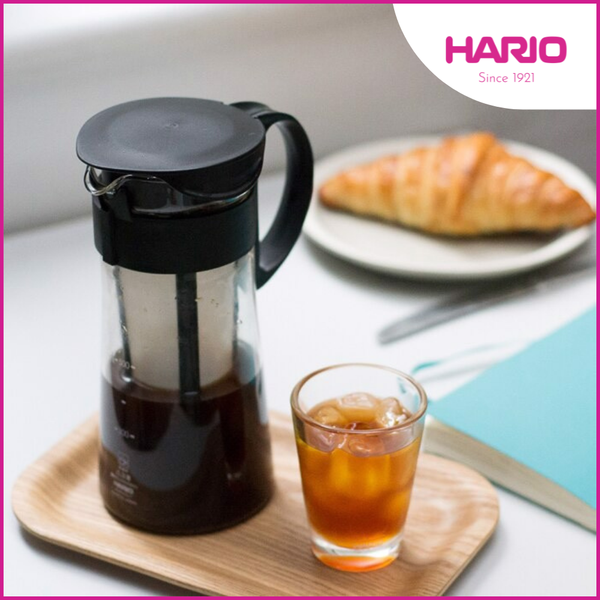 Bình pha cà phê cold brew Hario Mizudashi (cold brew) coffee pot MCPN-7-B 600ml (Đen - Mới)