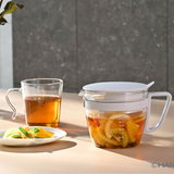  Bình trà thủy tinh chịu nhiệt nắp lưới lọc đa năng Hario Easy Teapot Multy OTPM-40-PGR 400ml 