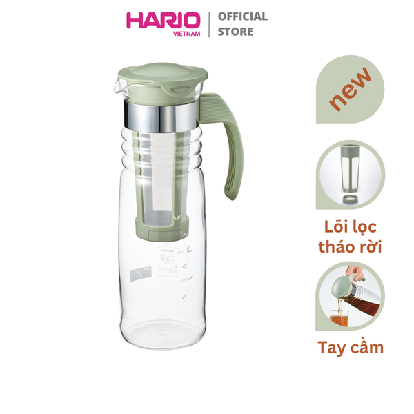 Bình pha trà cold brew Hario Mizudashi (cold brew) tea pot HCC-12SG 1.2L