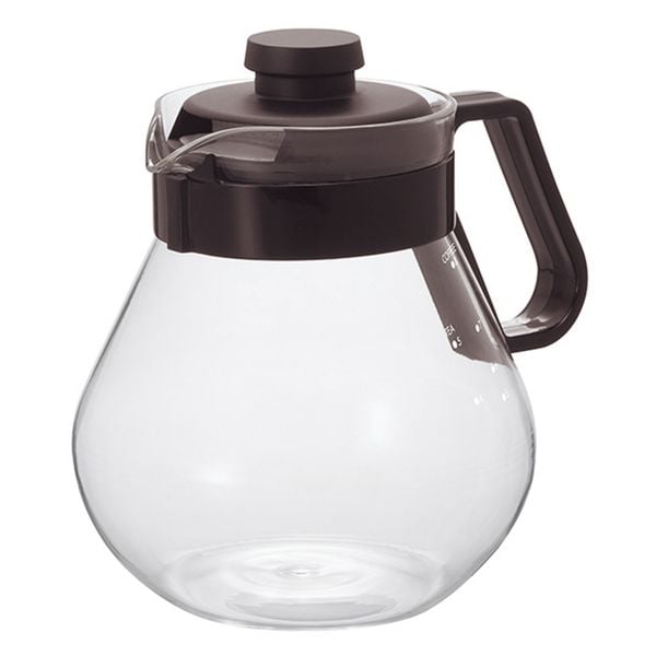 Bình server pha cà phê, pha trà Hario Tea & Coffee Server "Time" TCN-100CBR 1L (nắp có lưới lọc)