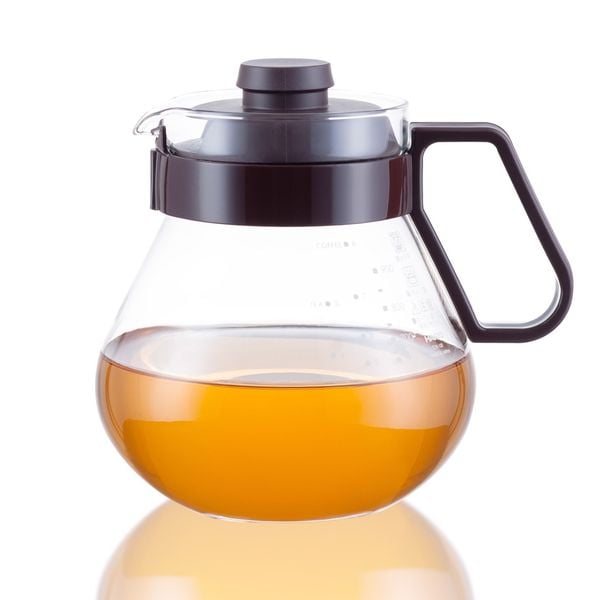 Bình server pha cà phê, pha trà Hario Tea & Coffee Server "Time" TCN-100CBR 1L (nắp có lưới lọc)