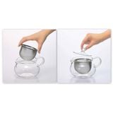  Bình trà thủy tinh kèm lưới lọc kim loại Hario Cha Cha Kyusu Maru CHJMN-45T 450ml 