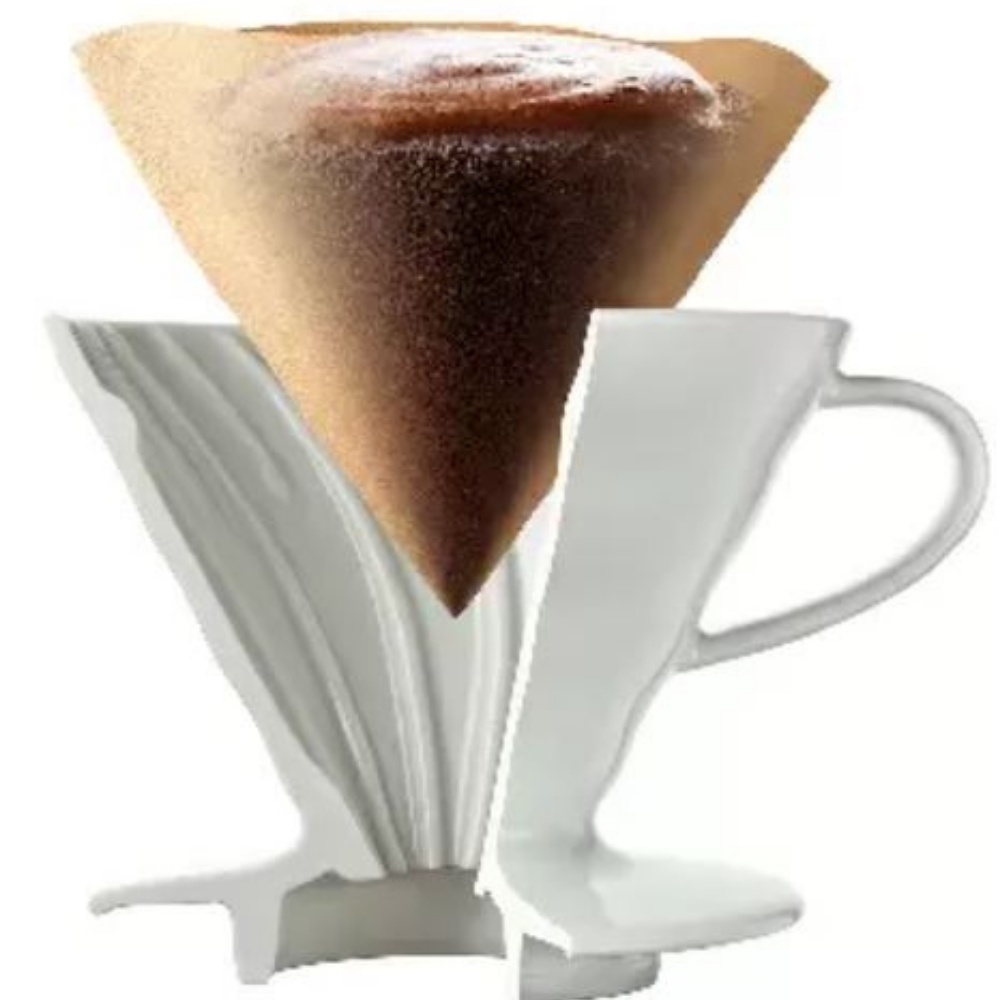  Phễu sứ pha cà phê Hario V60 (size 02, Đỏ) - V60 Coffee Dripper 02 Ceramic / Red VDCR-02-R 