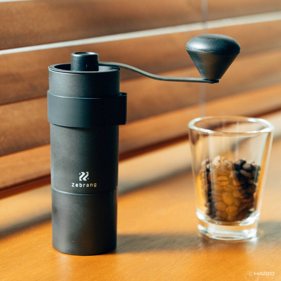  Cối xay cà phê cầm tay lưỡi thép Hario Zebrang coffee mill stainless steel cutter ZB-CMS-B 