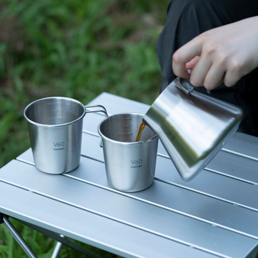  Bình server đựng cà phê du lịch Hario V60 Metal Coffee Server O-VCSM-50-HSV 500ml 
