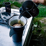  Phễu pha cà phê du lịch Hario V60 Zebrang flat dripper ZB-VDFP-02B bằng silicone, size 02 (có thể tháo rời và cuộn tròn) 