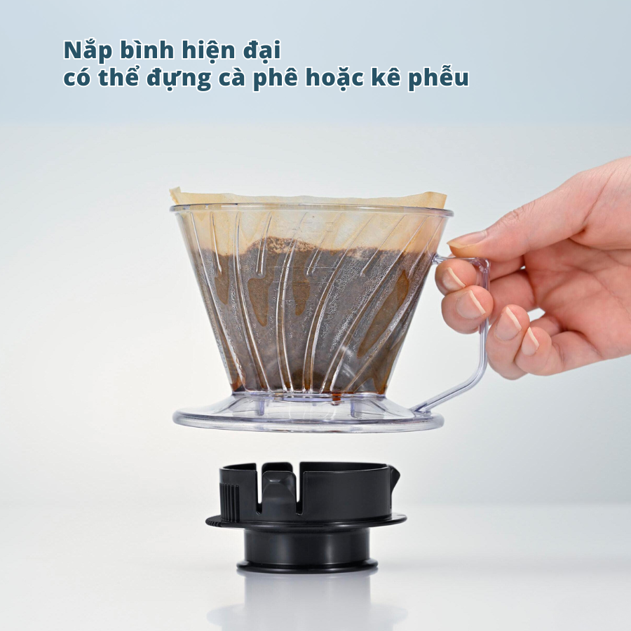  Bình server pha cà phê Hario Pegasus PED-01-B size 01 300ml (thủy tinh chịu nhiệt) 