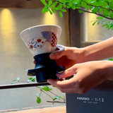  Phễu Hario Switch sứ Tachikichi họa tiết 