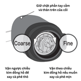  Cối xay cà phê cầm tay Hario coffee mill smart G PRO lưỡi thép, tay cầm có thể tháo rời MSGS-2-B (đen) 