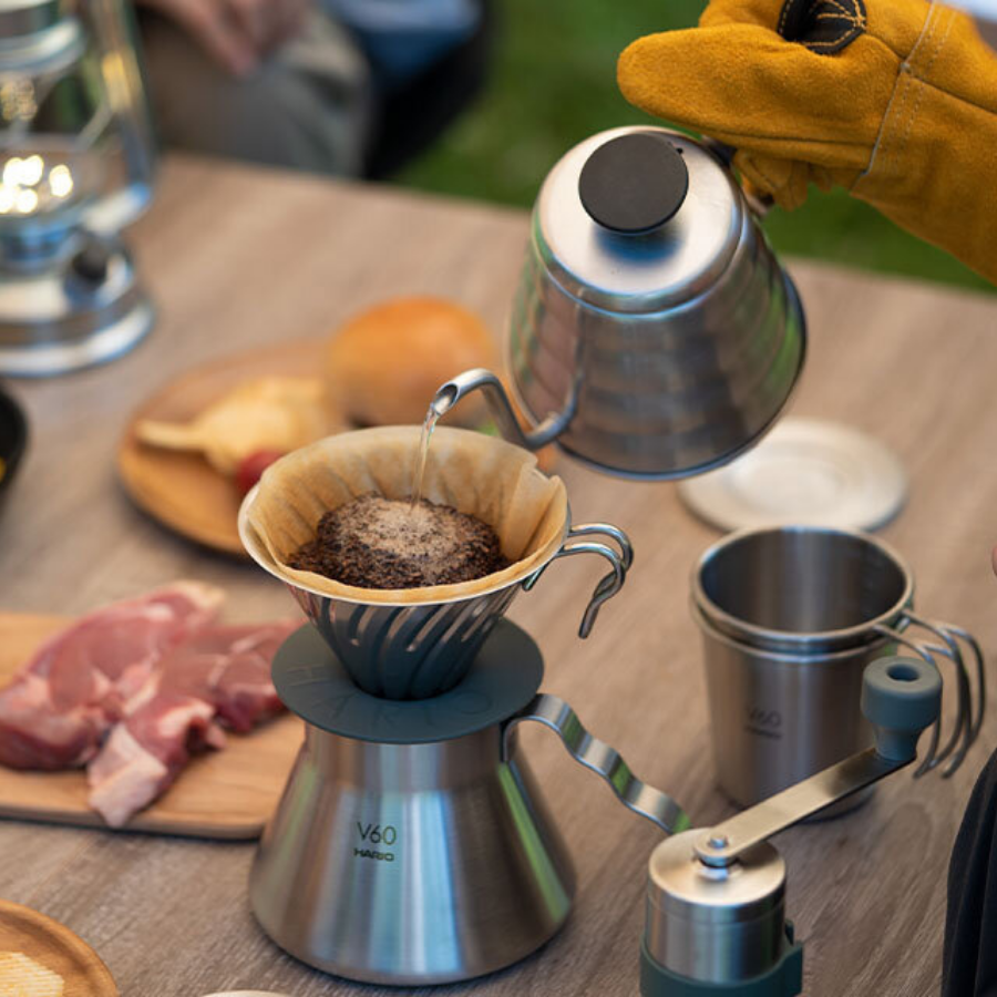  Bình server đựng cà phê du lịch Hario V60 Metal Coffee Server O-VCSM-50-HSV 500ml 