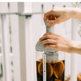  Bình pha cà phê cold brew Hario Ka-Ku coffee bottle KAC-110-PGR 1L (thân vuông) 