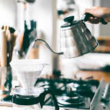  Ấm cổ ngỗng pha cà phê Hario V60 drip kettle Buono VKBR-100-HSV 600ml (Bạc) 