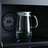  Bình trà thủy tinh chịu nhiệt nắp lưới lọc Hario Mugichan Barley Tea Pot XMP-1000-DGR 1L 