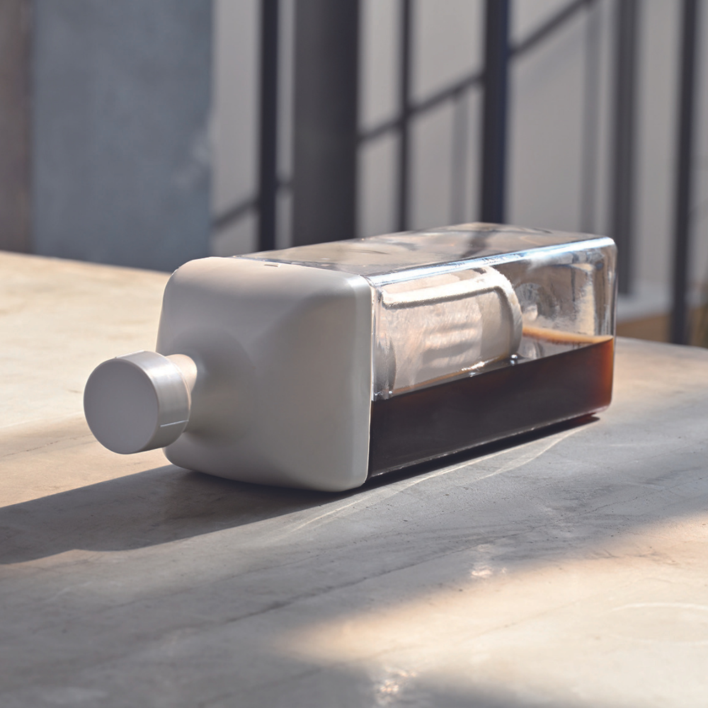  Bình pha cà phê cold brew Hario Ka-Ku coffee bottle KAC-110-PGR 1L (thân vuông) 