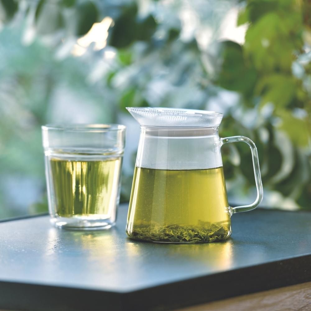  Bình trà thủy tinh Hario 450ml nắp có lưới lọc trong suốt – Tea pot clear FNC-45-T 