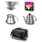  Bộ pha cà phê du lịch HARIO V60 outdoor coffee basic set O-VOCB (gồm túi đựng, gọn nhẹ, phù hợp đi camping, dã ngoại) 