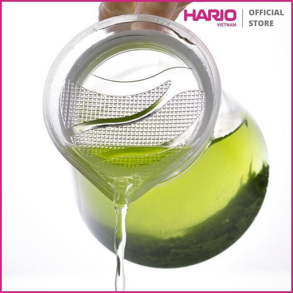  Bình trà thủy tinh Hario 450ml nắp có lưới lọc trong suốt – Tea pot clear FNC-45-T 