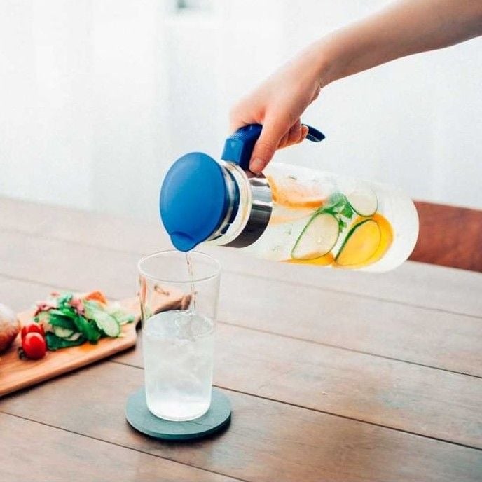 Bình đựng nước bằng thủy tinh Hario refrigerator pot slim RPBN 1.4L 