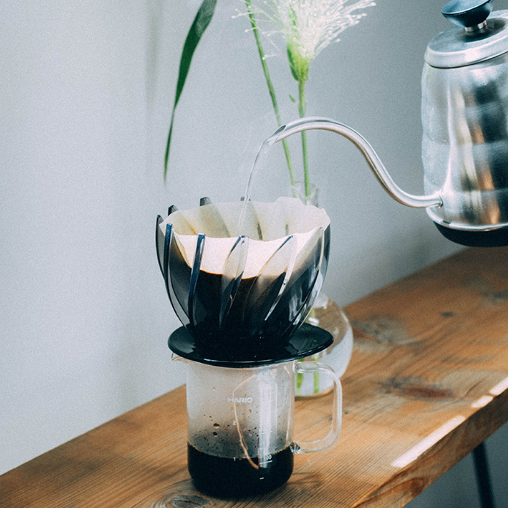  Phễu pha cà phê Hario V60 Dripper Suiren VDSU size 02, 2 phiên bản màu (có thể tháo rời) 