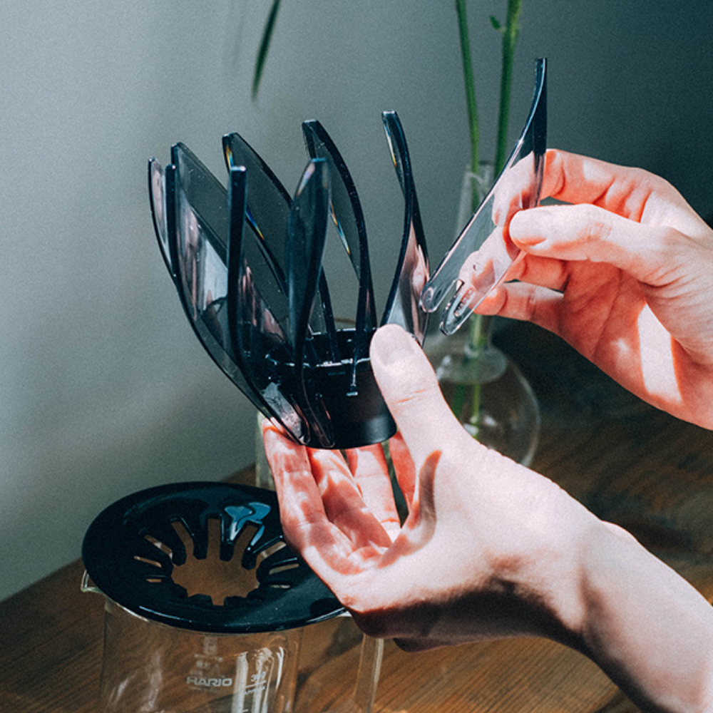  Phễu pha cà phê Hario V60 Dripper Suiren VDSU size 02, 2 phiên bản màu (có thể tháo rời) 