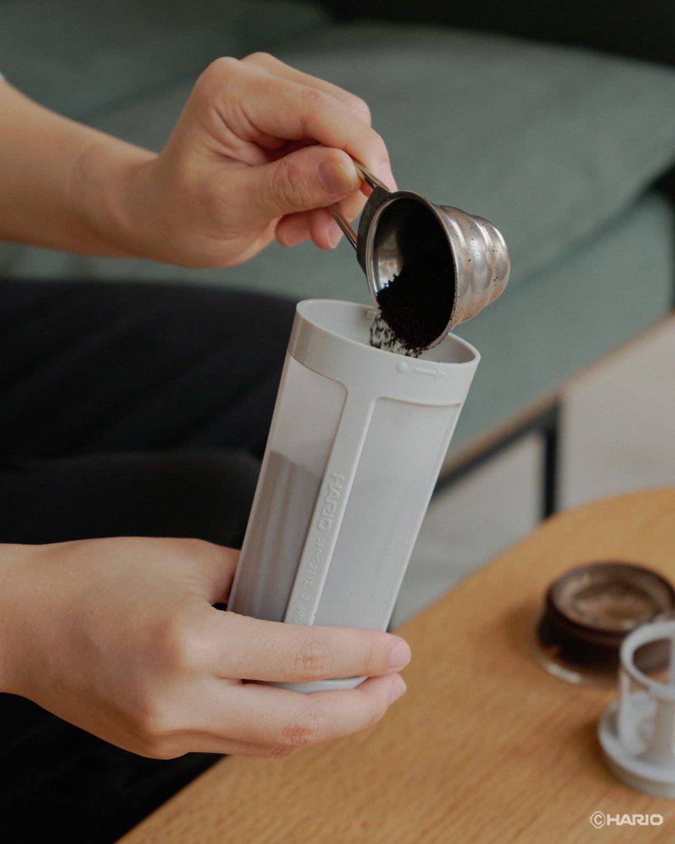  Bình pha cà phê cold brew Hario Ka-Ku coffee bottle KAC-110-PGR 1L (thân vuông) 