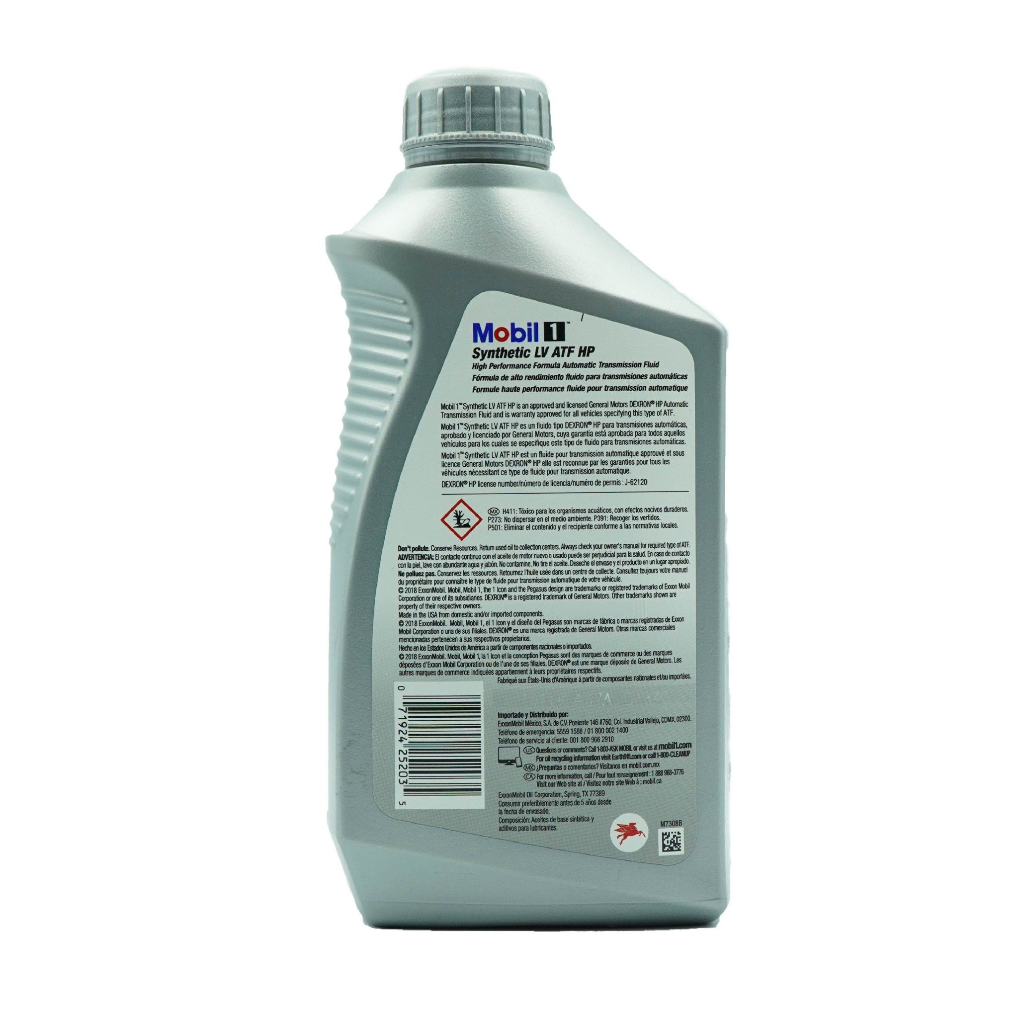  Dầu hộp số tổng hợp toàn phần Mobil 1™ Synthetic ATF LV HP 