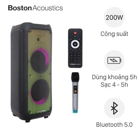  Cho thuê  loa di động Boston Acoustics Partybox BA-1002PB 200W 