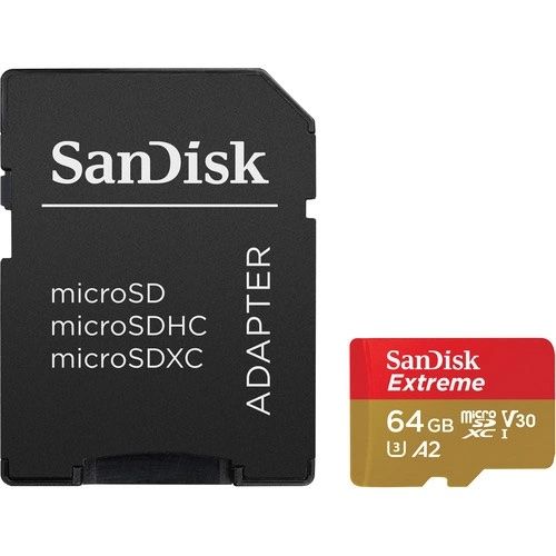  Cho thuê thẻ nhớ microSDXC SanDisk 64GB Extreme UHS-I 