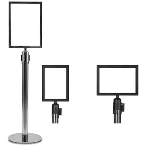  Cho thuê Cột Chắn INOX gắn bảng thông báo chỉ dẫn A3 (3m) 