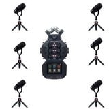  Cho thuê combo Podcast Shure MV7X kèm máy ghi âm Zoom 