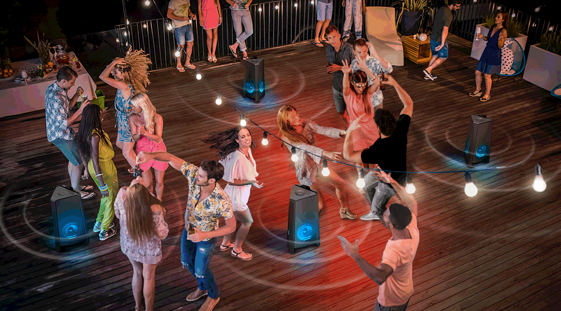  Cho thuê loa tháp Samsung MX-T70/XV kèm mic không dây 