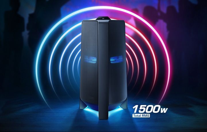  Cho thuê loa tháp Samsung MX-T70/XV kèm mic không dây 