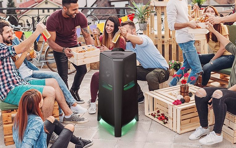  Cho thuê loa tháp Samsung MX-T70/XV kèm mic không dây 