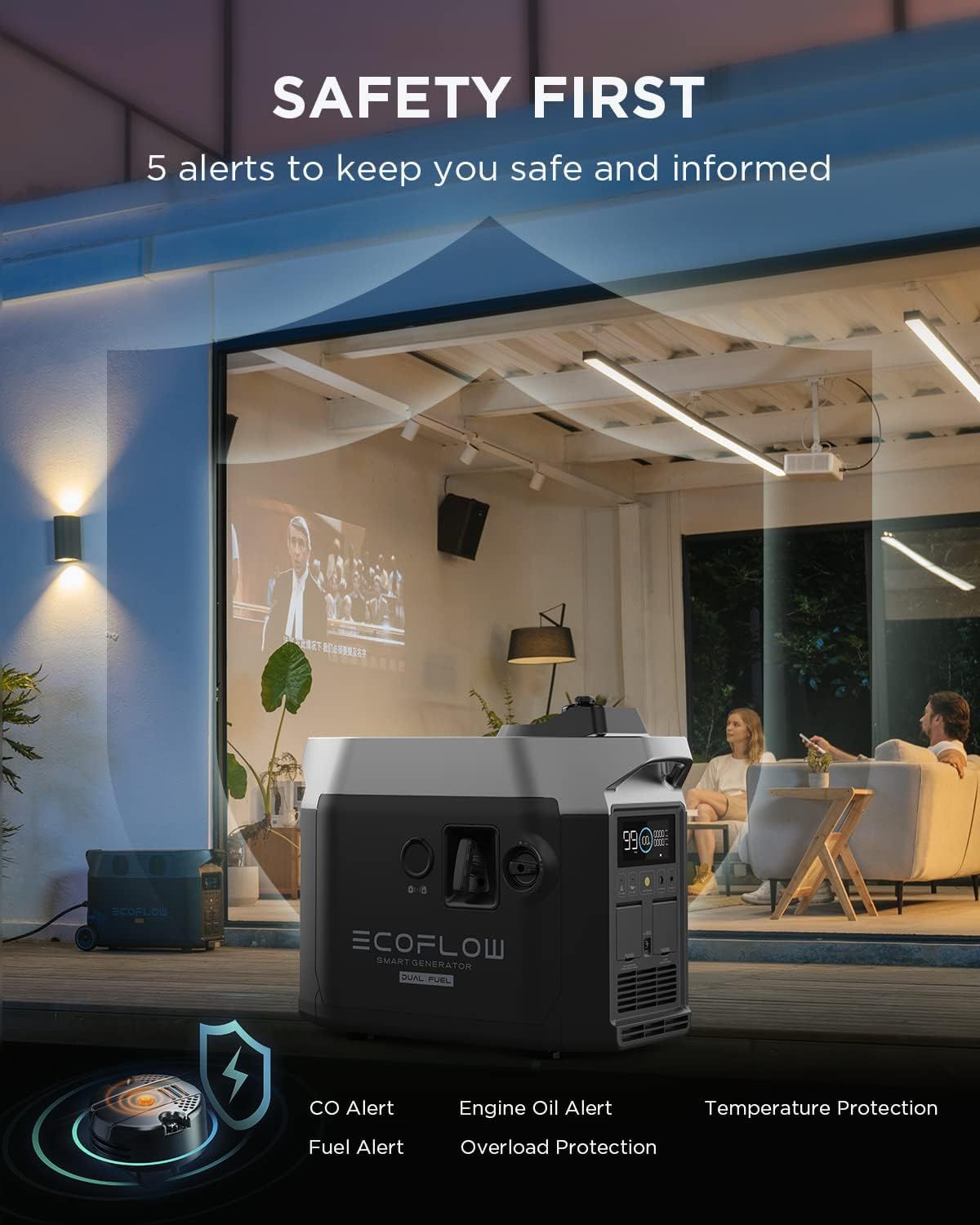  Cho thuê Máy Phát Điện EcoFlow Dual Fuel Smart Generator 1800W 