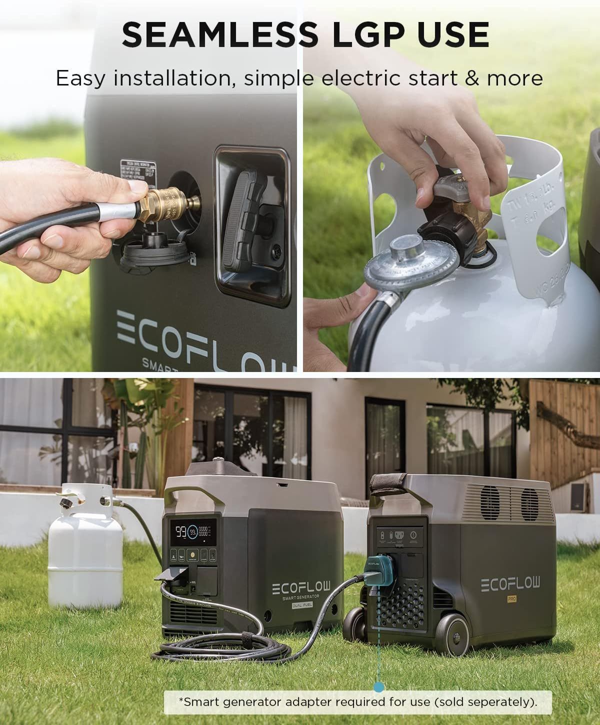  Cho thuê Máy Phát Điện EcoFlow Dual Fuel Smart Generator 1800W 