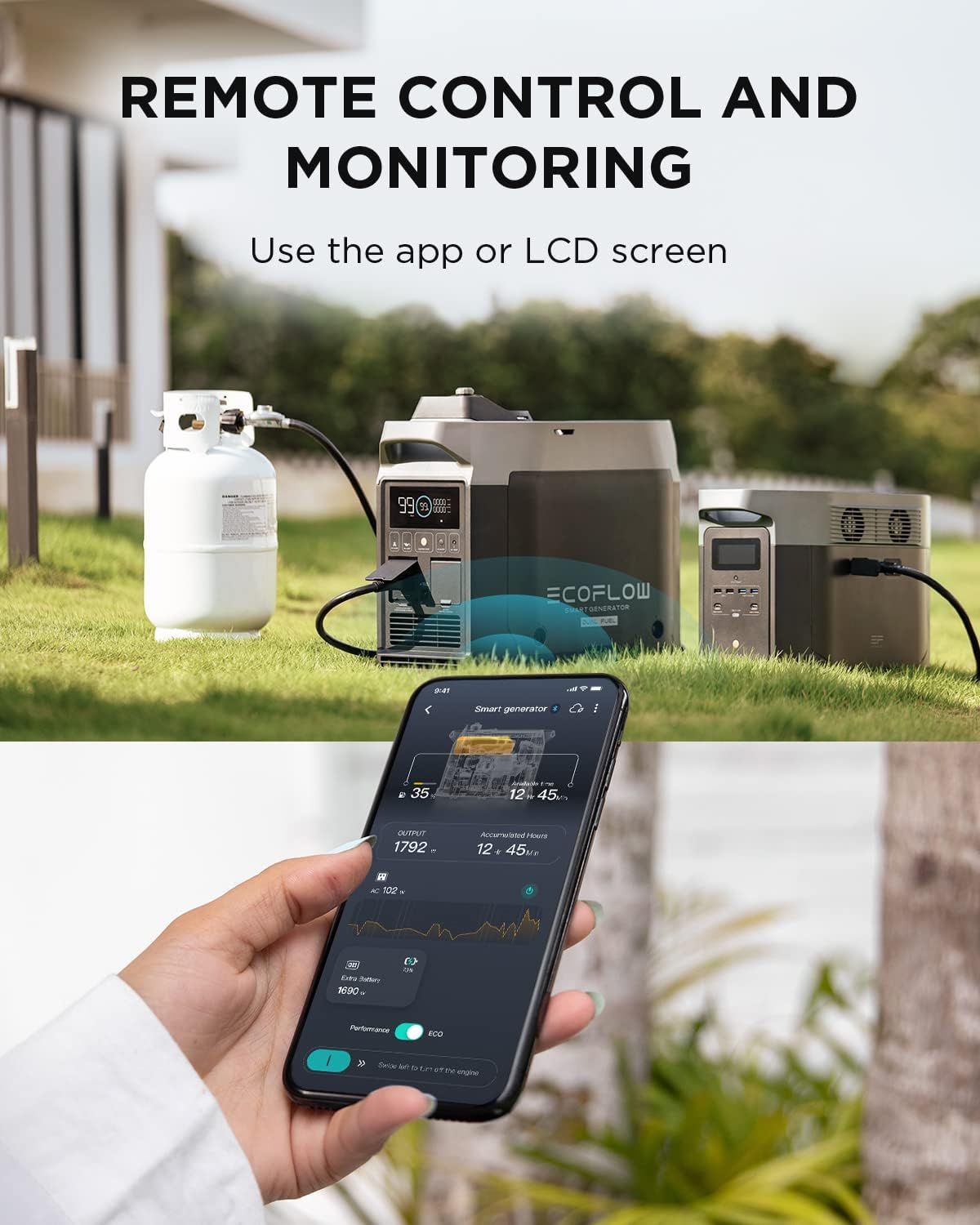  Cho thuê Máy Phát Điện EcoFlow Dual Fuel Smart Generator 1800W 