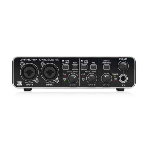  Cho thuê Soundcard Behringer U-Phoria UMC202HD 