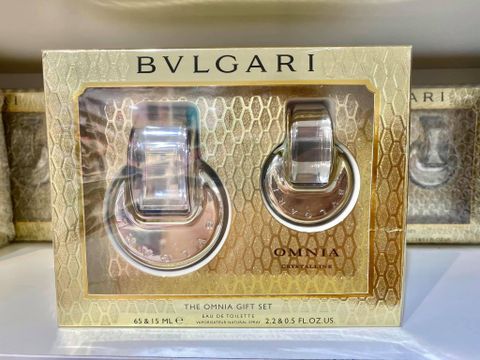 SET NƯỚC HOA BVLGARI OMNIA CRYSTALLINE 2 MÓN