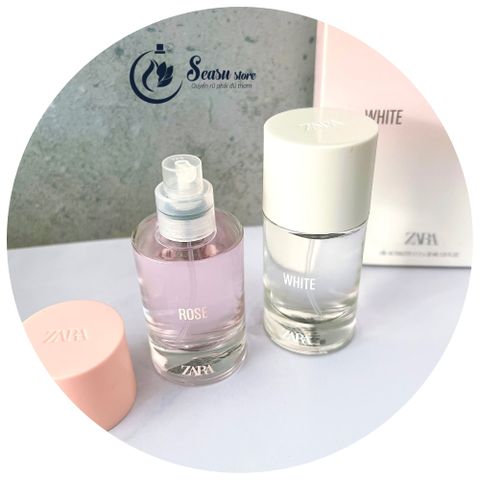 COMBO ZARA WHITE EDT AND ROSE EDT 30MLX2