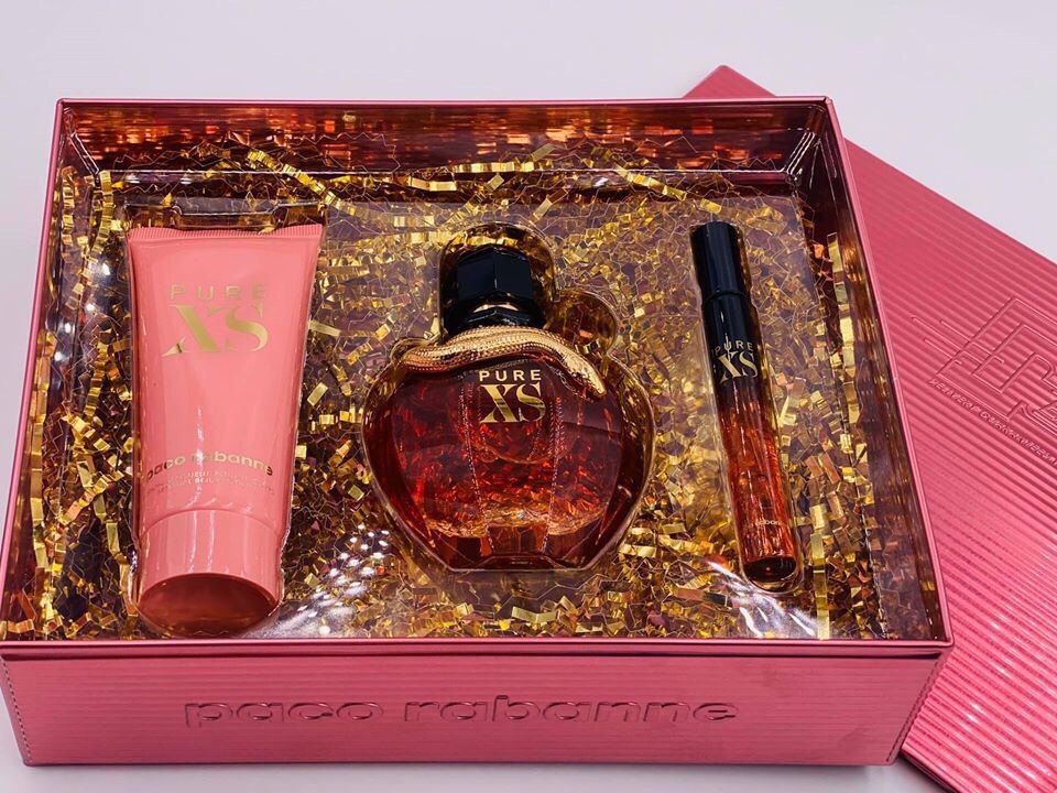 Set Nước Hoa Nữ Paco Rabanne Pure XS EDP ( 80ml + 10ml + lotion 100ml )